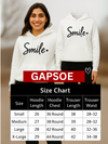Smile Heart Printed White Hoodie & Black Trouser Tracksuit – Winter Fleece Set for Women