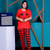 Women's Mickey Mouse Printed Suit - Red
