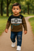 King of the Wild – Blue Denum Jeans Printed Kids Suit