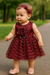 Baby Girl Party Frock – For Ages 0 to 1 Year Mahroon Color