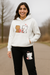 2 Bears Love Printed Winter Tracksuit For Females