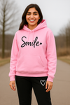 Smile & Hearts Printed Pink Winter Tracksuit