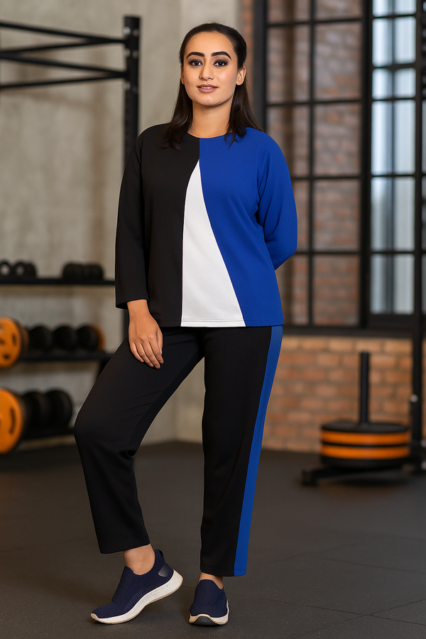 Black White & BlueTracksuit