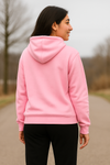 Smile & Hearts Printed Pink Winter Tracksuit