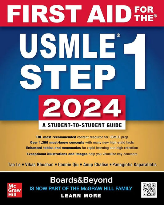 First Aid for the USMLE Step 1 2024 Premium Multicolor Matt Edition