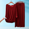 Red V-Neck Women Night Suit PJ Set ARTICLE NO# 56