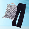 Zebra Top And Black Trouser Lounge Wear