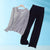 Zebra Top And Black Trouser Lounge Wear
