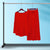 Red Lounge Wear For Women PJ Set ARTICLE NO# 52