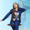 Winnie The Pooh Blue Printed Night Suit PJ Set