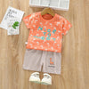 Nice to Meet Print Kinds Trendy Short Set
