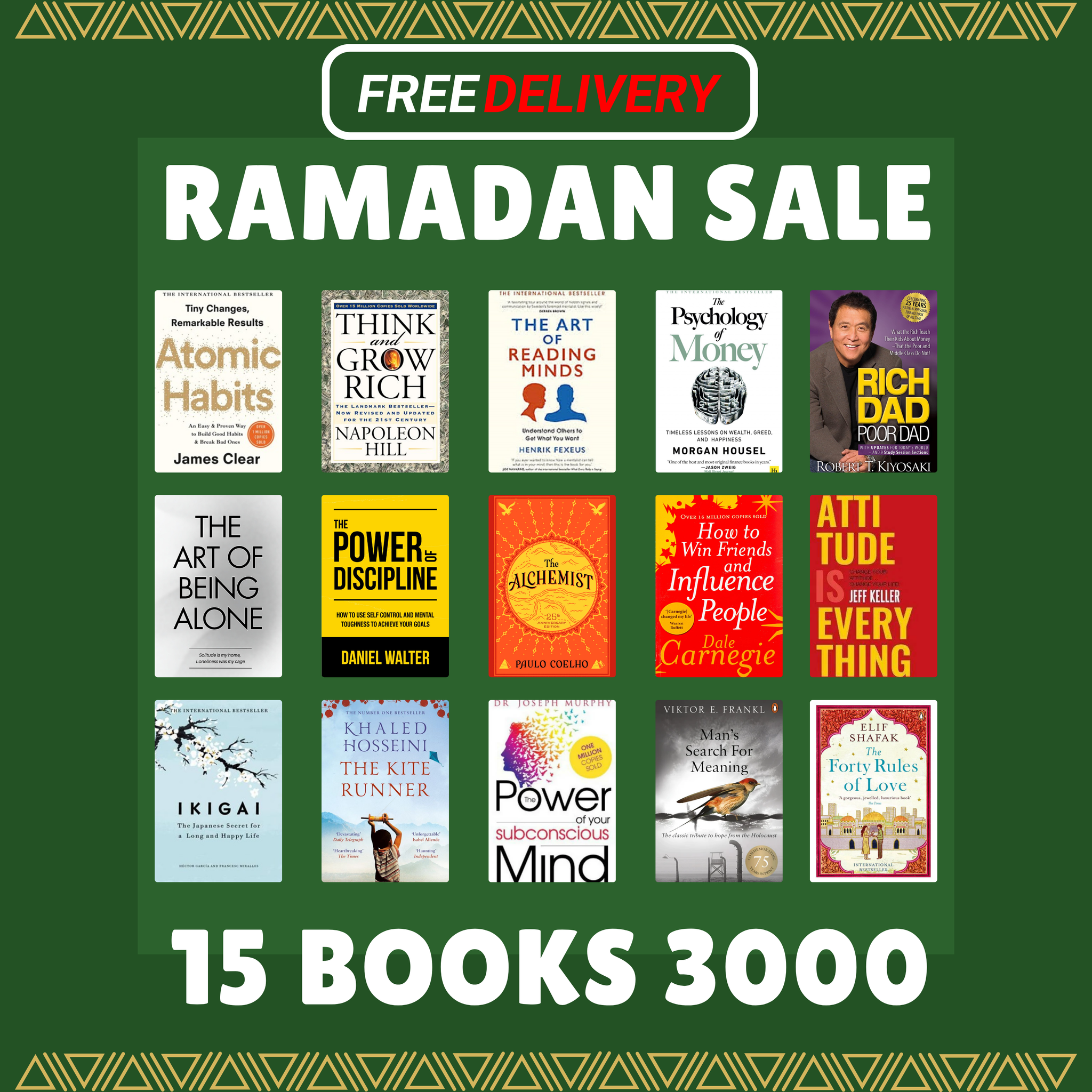 Ramadan Deal 01 (Pack of 15 Books) Most Recommended