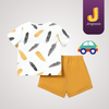 White Feather Short SetKids Fashion