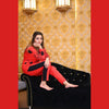 Red CowPajama Suit For Women's