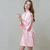SILK ADJUSTABLE ROBE FOR WOMEN