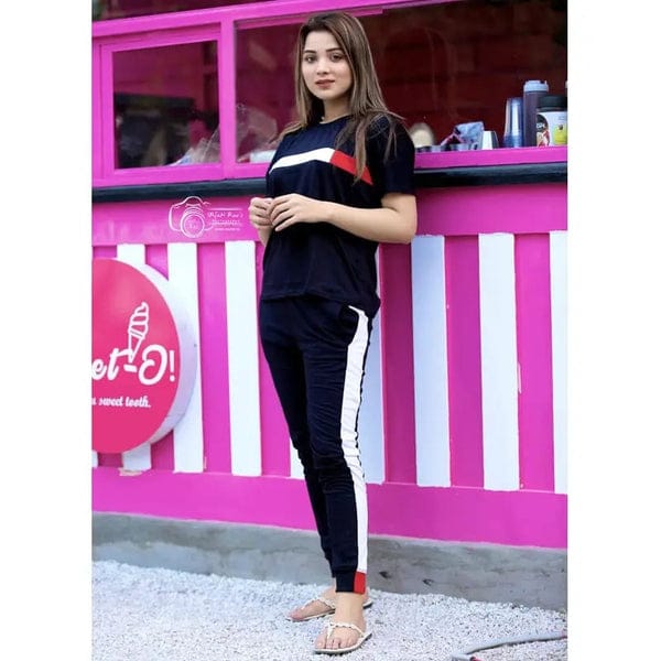 BLUE & RED LINING TRACKSUIT