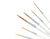03 Pcs Long Bristles Paint Brush Set