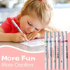 06 Pcs Curve Highlighter Pen Set