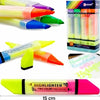 Vibrant 06 Pcs Highlighter Pen Set - Perfect For Marking , Drawing & Note Taking