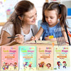 4 Pcs Set Magic Practice Copy Book For Kids