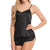 Black Women Sexy Satin Pajamas Sets Short Sling Top with Cami Shorts