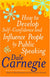 how to develop self confidence and influence people
