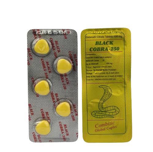 Black Cobra 250 Timing Delay 5 Tablets Made In Indian